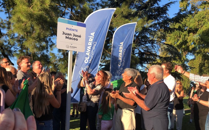 El puente de calle Necochea se llama desde  hoy Juan Jos Maceo